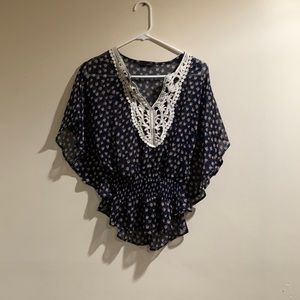 Bongo floral see though top